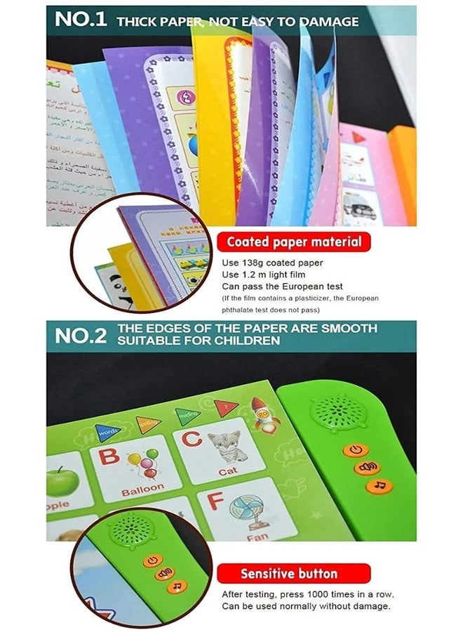 OANGO ® kidzz Intelligence Book | Interactive Children Book -Musical English Educational Phonetic Learning Book for 3 + Year Kids|Boys|Toddlers- Multi Color (My Book) - Image 5